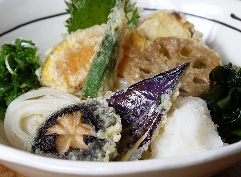 野菜天ぶっかけ